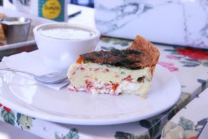 dessert at the Lemon Bar in Zionsville
